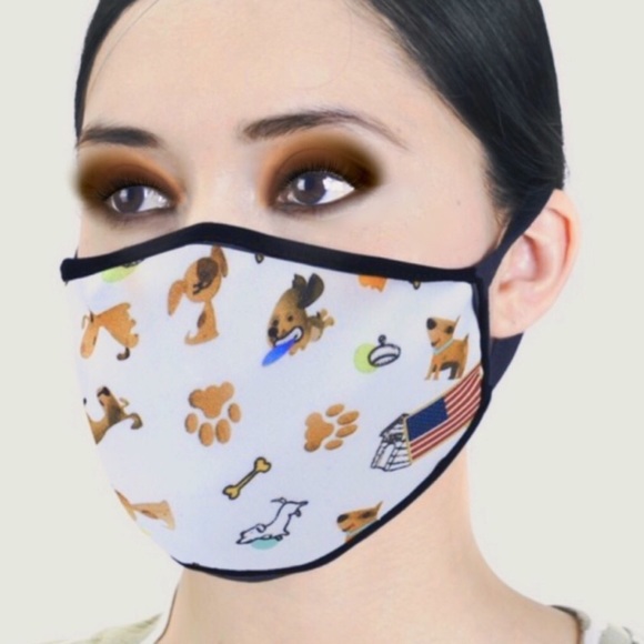 lovenushuz Accessories Made In Usa Fast Ship Puppy Dog Print Face